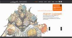 Desktop Screenshot of aaronlopresti.com